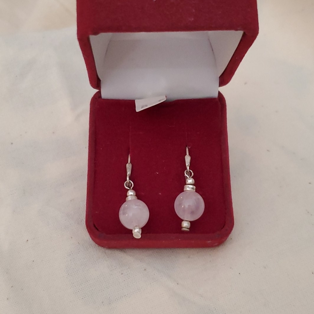 Pink Pearl Earrings